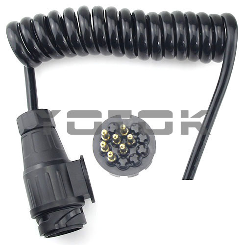YT102:Single plug trailer spring cable a